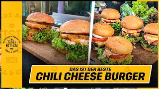 So machst du die BESTEN CHILLI CHEESE BURGER 🍔 🔥