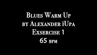 Vocal warm-up in Blues Pentatonic Scale #1 65 bpm