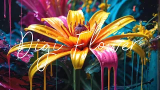 1 Hour of Digi Flower - Ai Art  Music