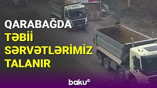 Qarabağda təbii sərvətlərimiz talanır - BAKU TV