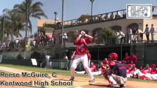 Reese McGuire Prospect Video, Kentwood HS @Reese_McGuire21