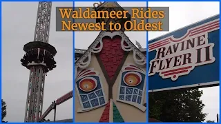 Waldameer Park Rides Newest to Oldest