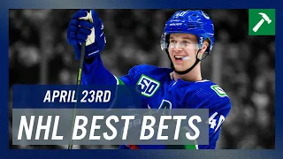 NHL Best Bets - April 23, 2024 | 2023/2024 NHL Betting and Daily Picks Presented by Pinnacle