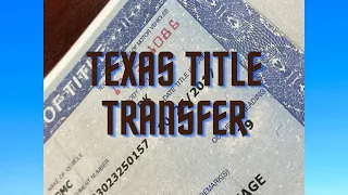 Texas Title transfer -Private Sale