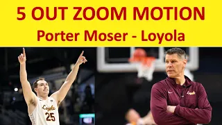 5 Out Zoom Motion Offense - Porter Moser Loyola