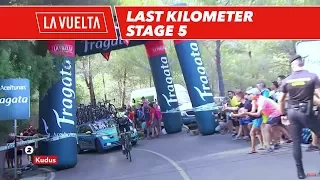 Last kilometer - Stage 5 - La Vuelta 2017