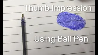 DIY Thumb Ink Pad | Without using Tape