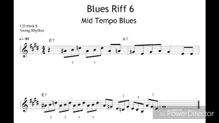 100 Ultimate Blues Riffs for Alto Saxophone Beginner Series