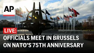 75th anniversary of NATO LIVE: Foreign ministers gather in Brussels