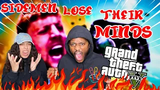 Couple Reacts to THE SIDEMEN LOSE THEIR HEADS ON GTA 5... | RAE AND JAE