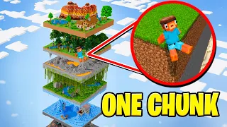 Minecraft, ale ŚWIAT TO JEDEN CHUNK!