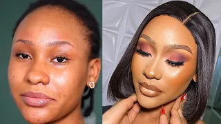 MAKEUP TRANSFORMATION FT LAYEFA LUXURY HAIR