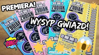 Zdrapki Lotto #727 Premiera! 5 zdrapek ZODIAK ♋ Trafiła się fajna wygrana! 😍