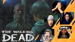 Gamers Reactions to (SPOILER!!!) AJ shooting Marlon (Ending) | The Walking Dead: The Final Season