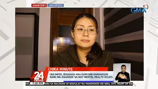 Iwa Moto reveals struggles with mental health, being diagnosed with bipolar disorder | 24 Oras