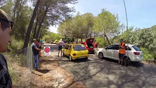 Peugeot 205 rallye start
