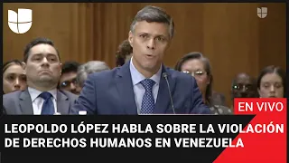 🔴 EN VIVO: Leopoldo López habla sobre la violación de derechos humanos en Venezuela