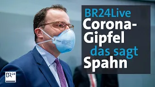 BR24Live: ARD extra zum Corona-Gipfel mit Spahn und Söder| BR24