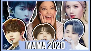 MAMA 2020 PERFORMANCE REACTION PART 2: IZ*ONE, NCT, TXT, SEVENTEEN, ENHYPEN, BTS | Lexie Marie