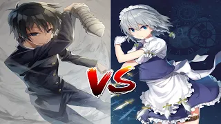 M.U.G.E.N : (AI) Kumagawa Misogi Vs (AI) Sakuya Izayoi