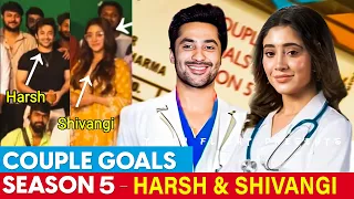 Shivangi Joshi and Harsh Beniwal New Web series Shoot | Couple Goals Season 5 BTS and Update