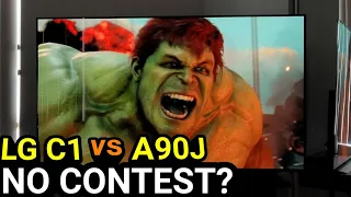 LG C1 vs Sony A90J ABSOLUTELY is A Contest!