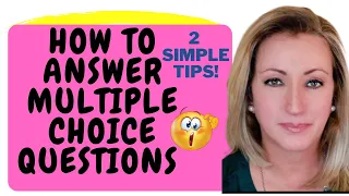 How To Answer Multiple Choice Questions | Strategies for Finding the Correct Answer Part 2