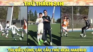 CrisDevilGamer THỬ THÁCH 24H THI ĐẤU CÙNG CÁC CẦU THỦ REAL MADRID