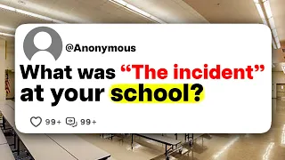 What was "The incident" at your school?