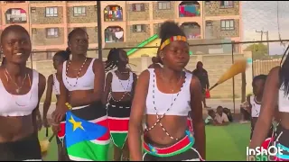 Tonj girls’ cultural dance in Nakuru, Kenya.