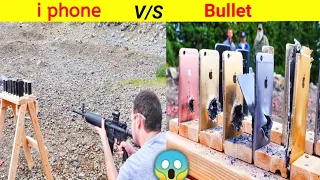 i phone v/s  Bullet  Experiment fact  😱 #iphone #bullet #experiment