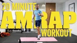 20 Minute AMRAP Style Home Workout | No Equipment | The Body Coach TV