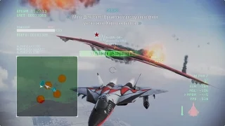 ACE COMBAT INFINITY T-50 Akula PAK FA 15 lv. vs A-10 Oruma 15 lv. MobyDick II, Rank S, MVP