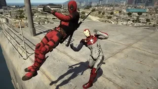 GTA 5 Funny Ragdolls #38 (Jumps/Falls/Fails) SuperHero Funny Moments