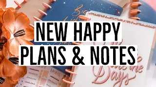 NEW Happy Plans & Notes | Planner + Notebook? | Flip Throughs & First Thoughts | The Happy Planner