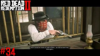 Red Dead Redemption 2 - Part 34 - Another HEIST!! (Walkthrough Gameplay)