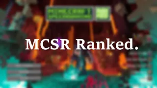 MCSR Ranked.