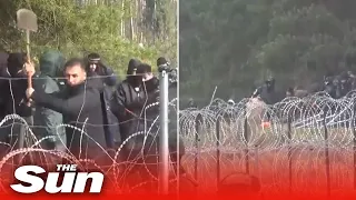 Shots fired at Poland-Belarus border migrant camp