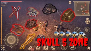 Grim Soul Dark Fantasy : #249🔥Skulls 5 Zone Clearing Getting Some Iron🔥