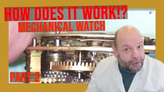 How a mechanical watch works, basic theory of Horology Part 2of2