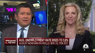 NEC Director Lael Brainard on August jobs report: People are coming back and going to work