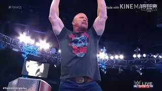 Stone cold Returns Raw 25th Anniversary (Disturbed Theme)