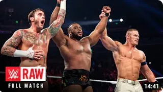 FULL MATCH — CM Punk, John Cena & Big E vs  The Shield Raw, Dec  23, 2013