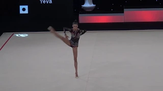 Miss Valentine 2019 Meleshchuk Yeva RG FIG Senior Ball Final UKR