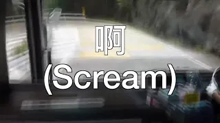 Driver drifting bus downhill but with eurobeat (V. with screams)