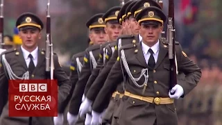 Военный парад в Киеве: марш по Майдану