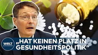 NICHTS ALS PLACEBO? Karl Lauterbach erwägt Streichung von Homöopathie als Kassenleistung