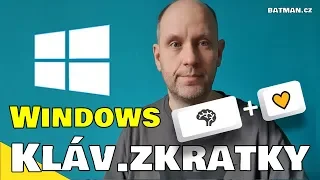 10x Klávesové zkratky pro WIndows - tipy a triky!