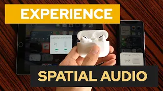 FIRST LOOK at Spatial Audio on the AirPods Pro, and instant switching on iOS 14