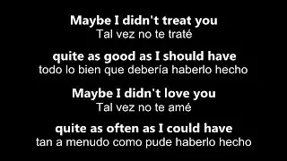 ♥ Always On My Mind ♥ Siempre Estabas En Mi Mente ~ Elvis Presley - subtitulada en inglés y español